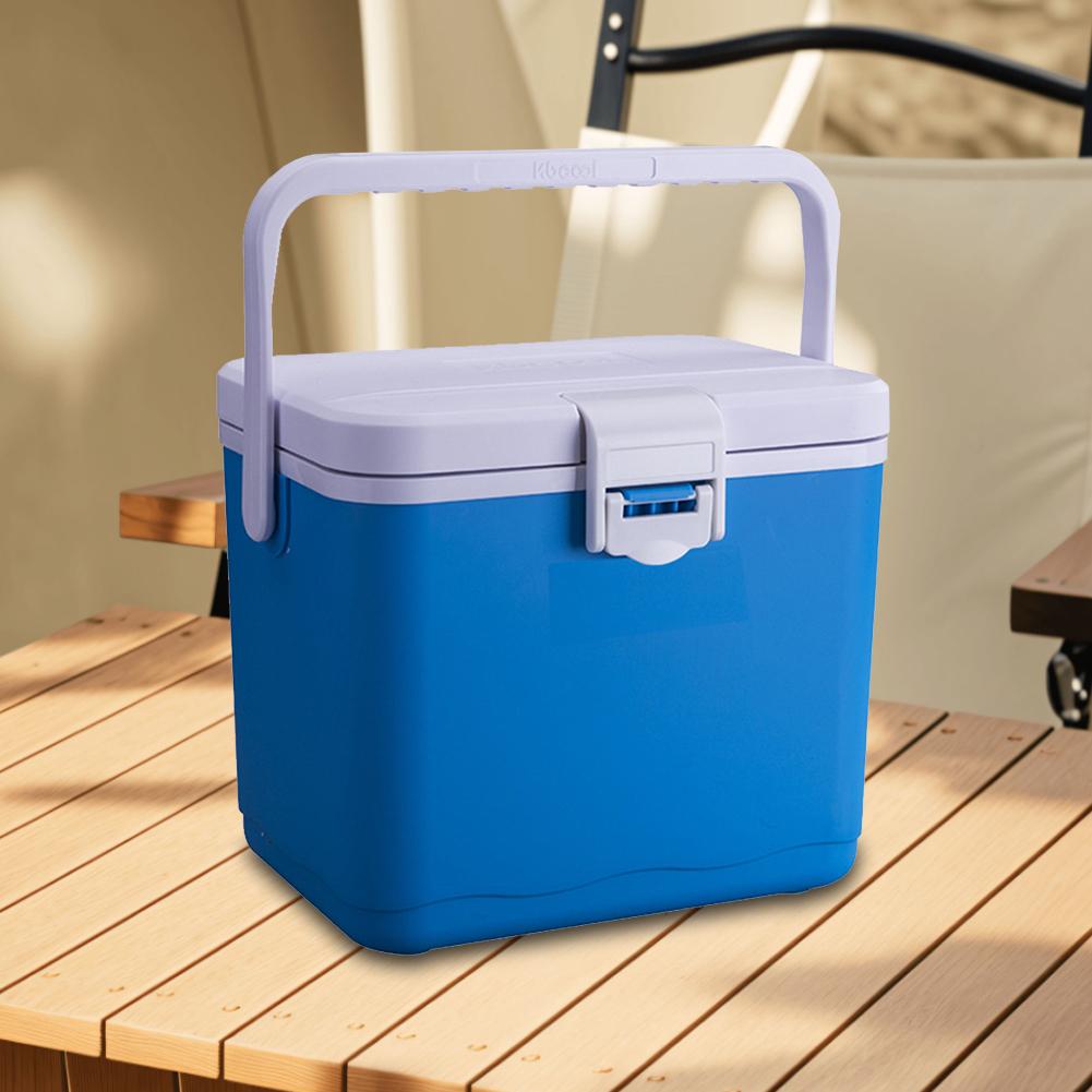 4.5L Insulated Portable Cooler with Handle Picnic Ice Bucket Heat Preservation Food Storage Cooler Box for Beach Picnic