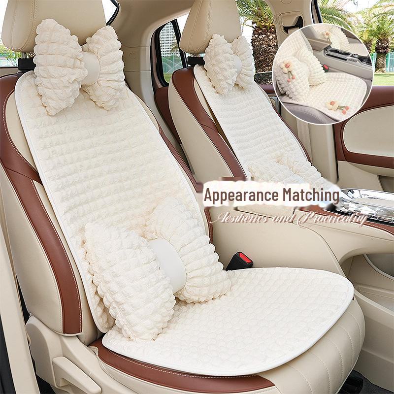 Дышащая летняя подушка для сиденья автомобиля с нескользящим дизайном