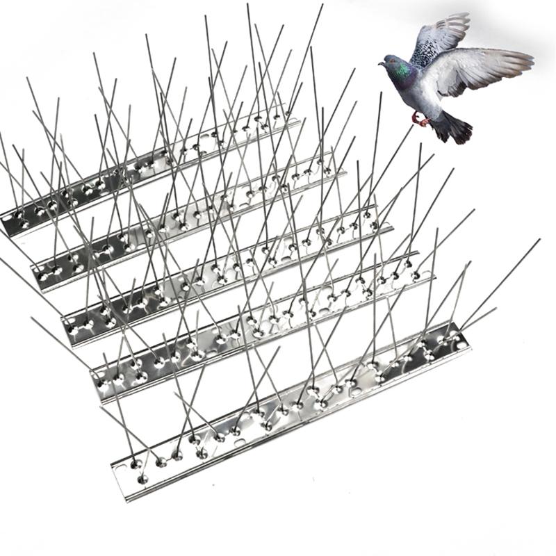 1 комплект из нержавеющей стали шипы для защиты от голубей шипы для защиты от птиц шипы для защиты от голубей и отпугиватель птиц отпугиватель голубей