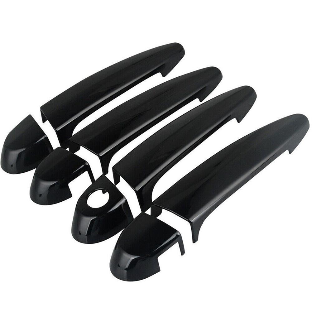 4Pcs ABS Carbon-Fiber Exterior Door Handle Cover Trim Gloss Black With Tape For BMW E87 E90 E91 E92 E93 F30 X1 X2 X3 X4