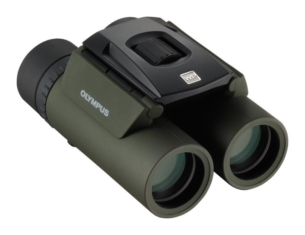 OM Binoculars 8x25 Small Lightweight Waterproof Green 8X25WP II GRN SYSTEM/OLYMPUS