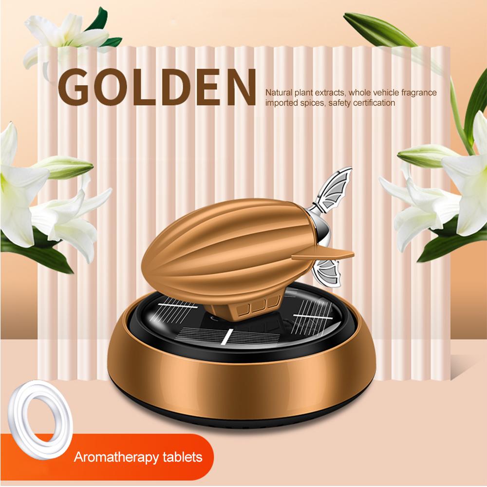 Солнечный автомобильный освежитель воздуха, центральная консоль, автомобильный парфюм, украшение космического корабля, внутреннее украшение, вращающийся диффузор духов для автомобиля на солнечной батарее