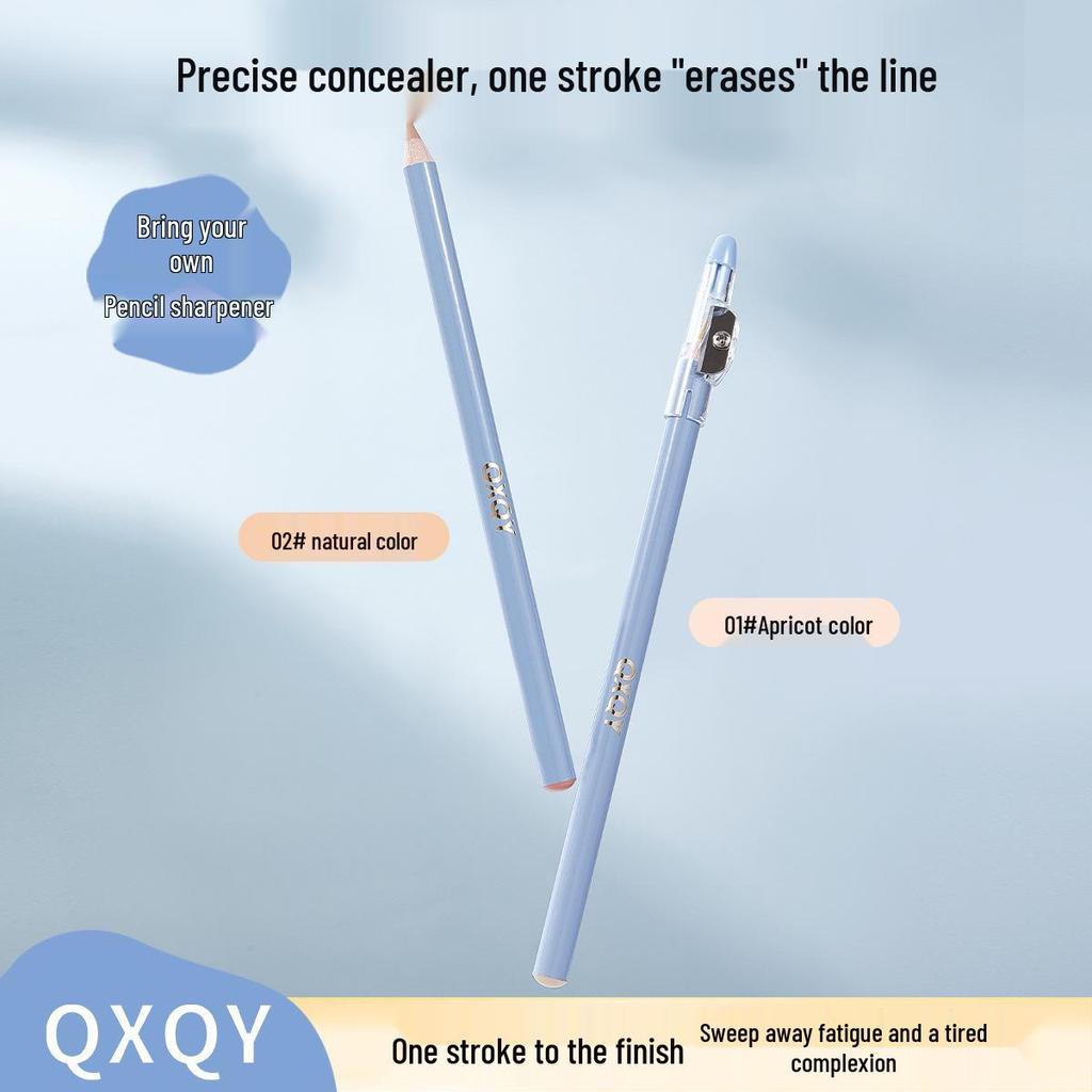 Карандаш-скульптор для лица QXQY - Водостойкий и устойчивый к поту крем с точилкой, Контурный стик два в одном.
