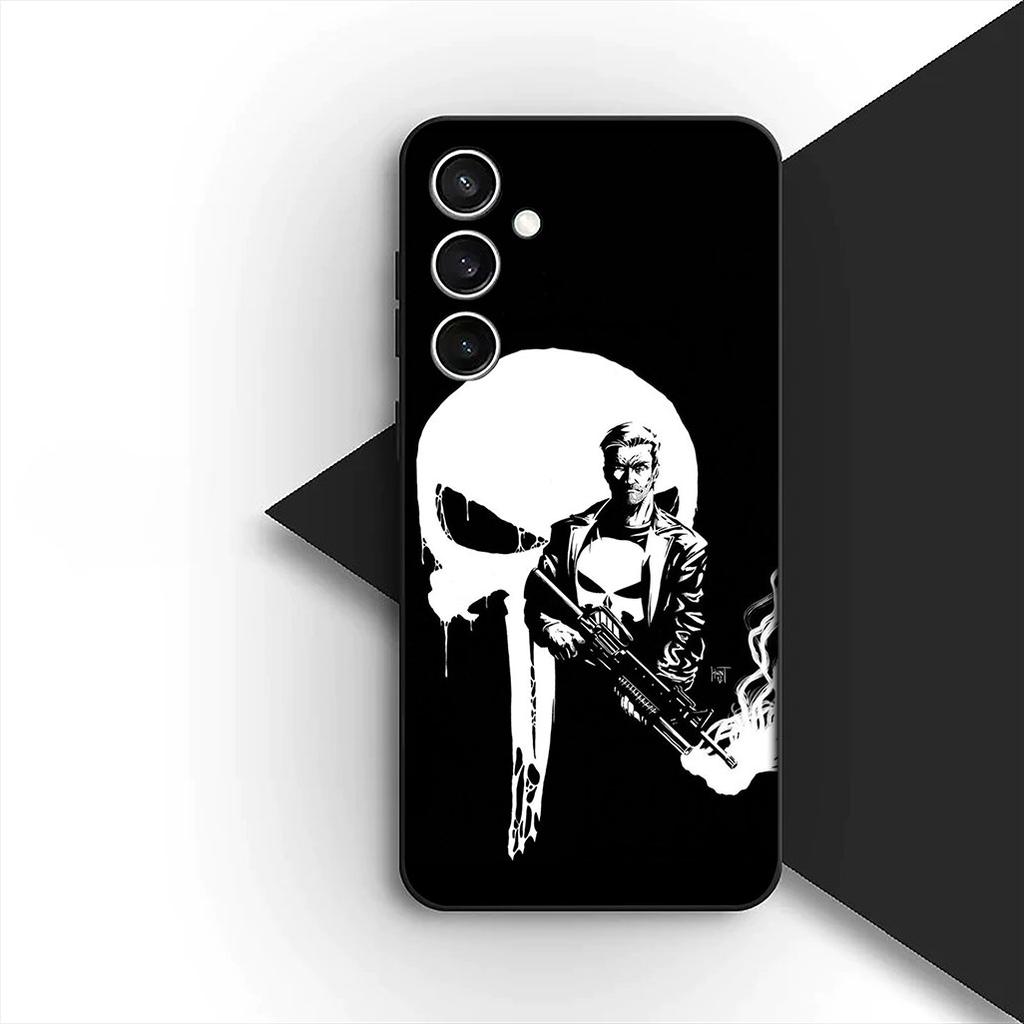 Protective Cover for Xiaomi Redmi Note 12 11 10 A3 Pro 10A 10C 12C Note12 5G 4G Casing Phone Case The Punisher Marvel Skull