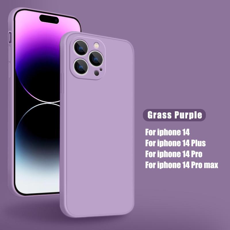 Для iPhone Мягкий чехол из жидкого силикона с фланелевой защитой объектива камеры Задняя крышка Для iphone 16 15 14 Pro MAX 13 12 11 17 Pro 16E 17E 8 7