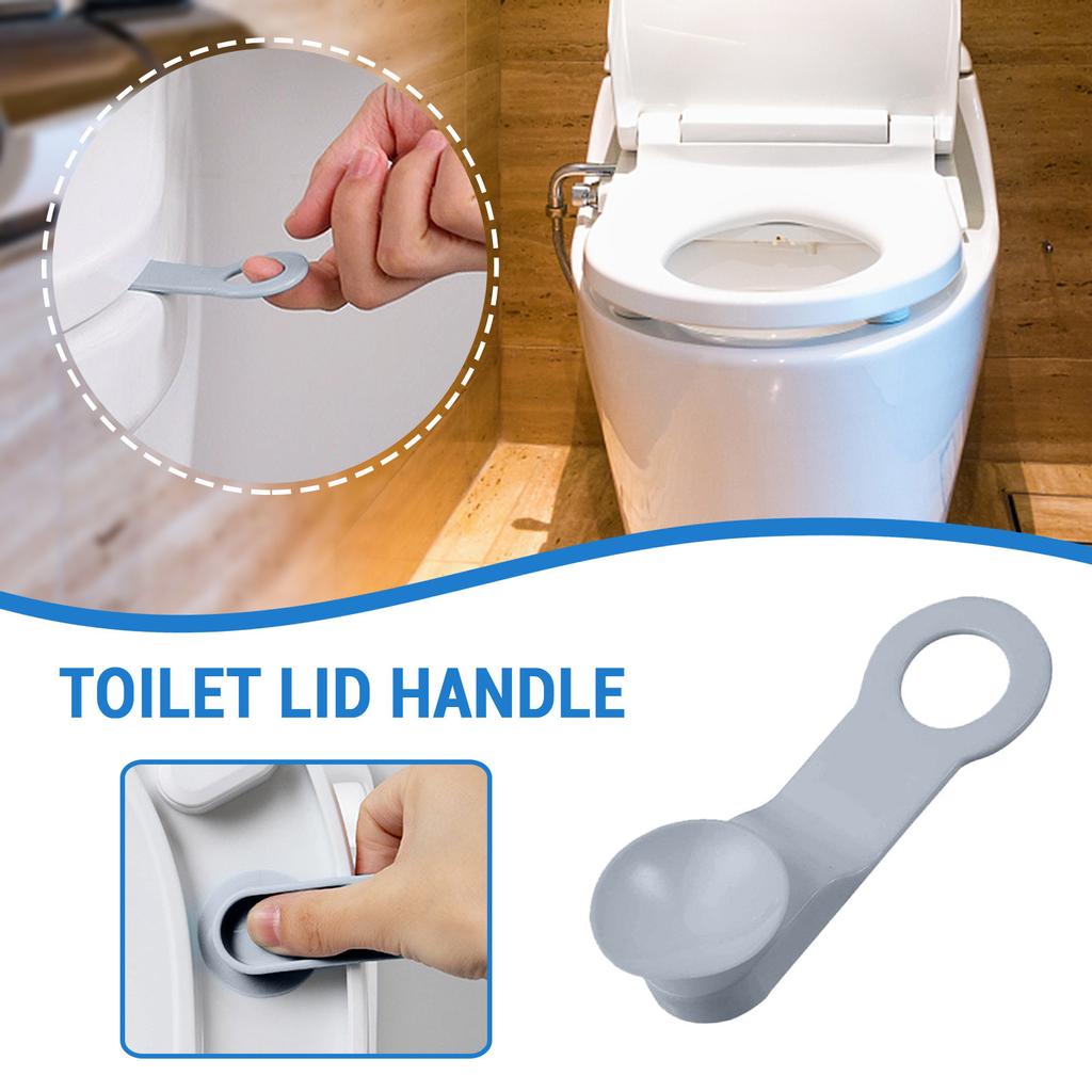 Toilet Seat Cover Lifter Lid Bowl Seat Lift Handle Bathroom Soft Toilet Holder