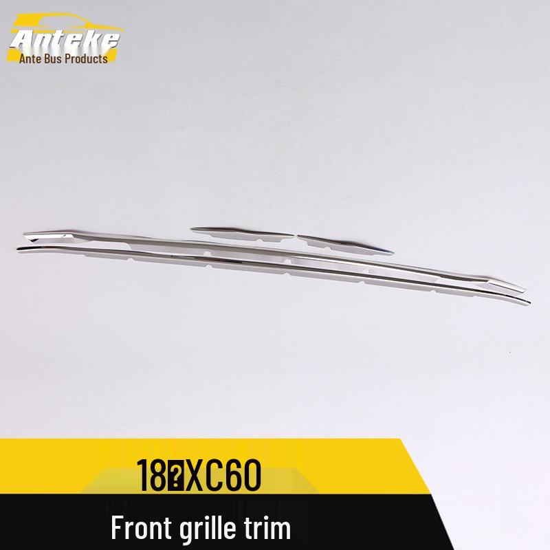 XC60 Front Grille Trim & Hood Bumper Protective Decorative Sticker (Fits 18 Models)