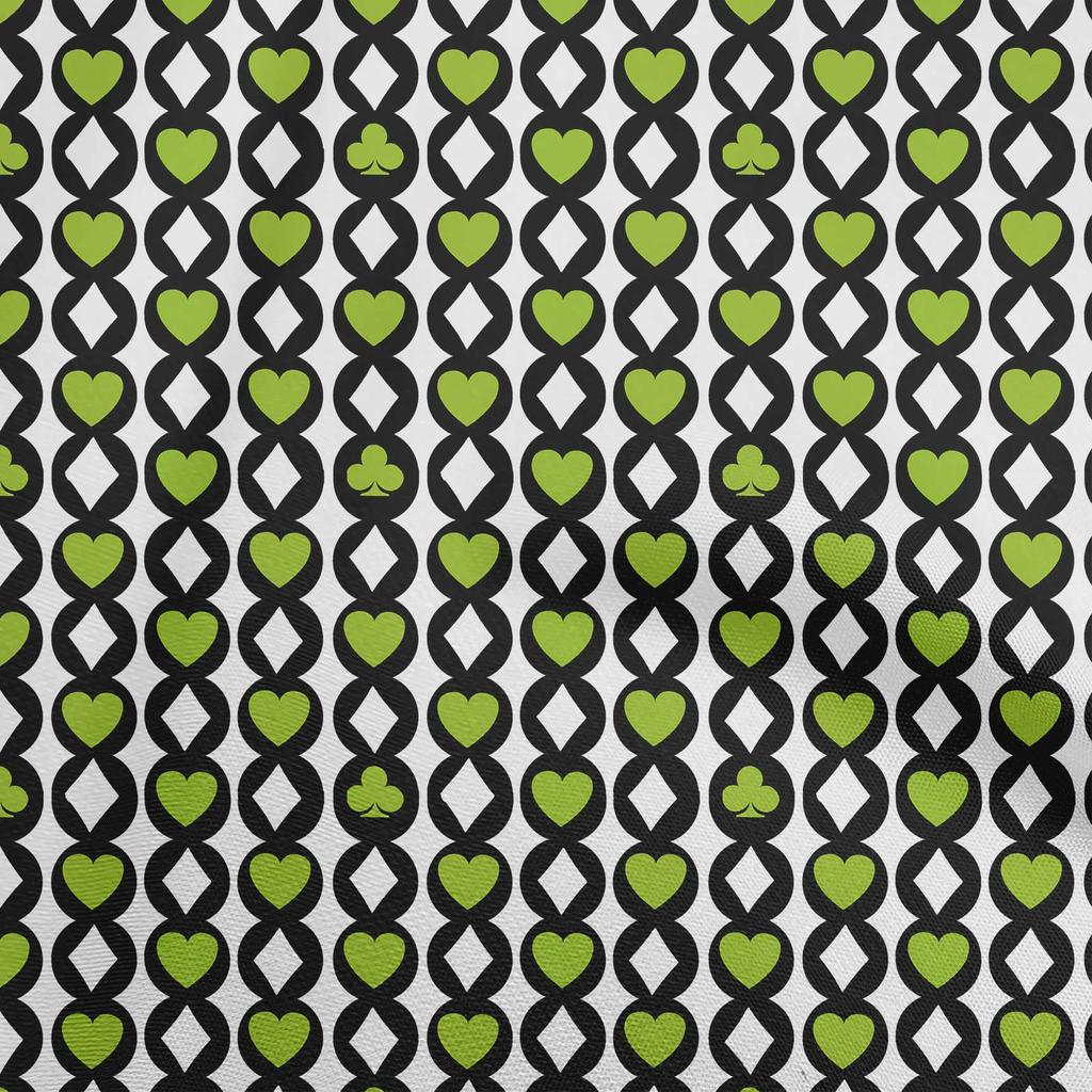 oneOone Georgette Viscose Brown Fabric Poker Card Sewing Material Print Fabric By The Yard 42 Inch