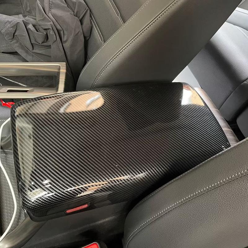 ABS Plastic Car Styling Armrest Box Panel Frame Decoration Cover Trim For Honda CRV CR-V 2024 Auto Interior Accessories