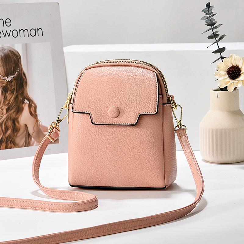 Летние новые мягкие кожаные сумки для телефонов, женские сумки-кошельки, модные женские сумки через плечо, универсальные сумки через плечо