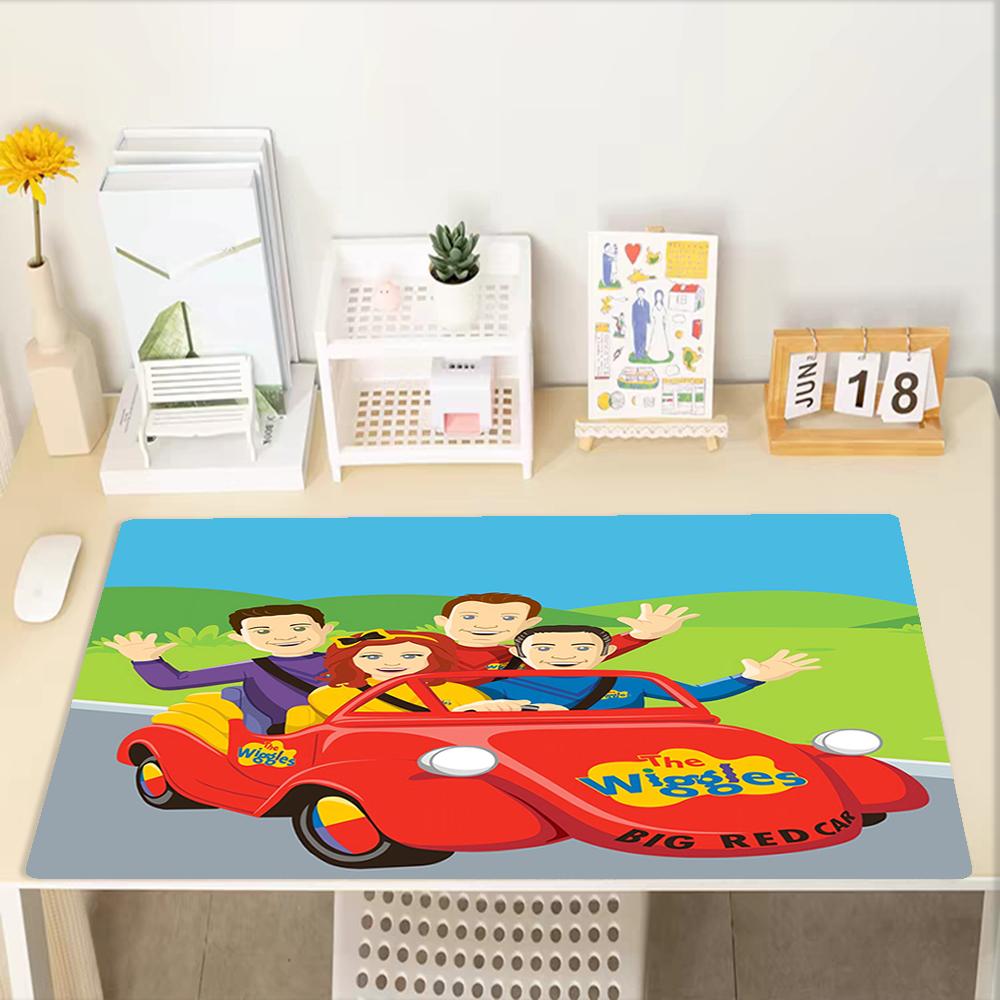 The Wiggles Theme Mouse Pad, Non Slip Rubber Base, Multifunctional Office & Home Decor, Perfect for Workspace Personalization.