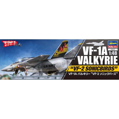 Hasegawa Super Dimension Fortress Macross VF-1A Valkyrie VF-2 Sonicbirds 1/48 Scale Plastic Model Kit 65875