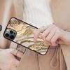 Luxury Gold Foil Art Magnetic Phone Case For APPLE iPhone 17 Air 16 14 13 12 Pro Max 15 Plus Wireless Charge With MagSafe Cover