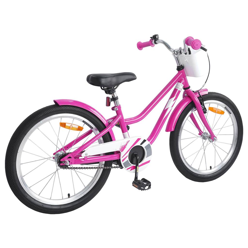Kids Bicycle 18 Inches for Ages 5 7 Dark Pink