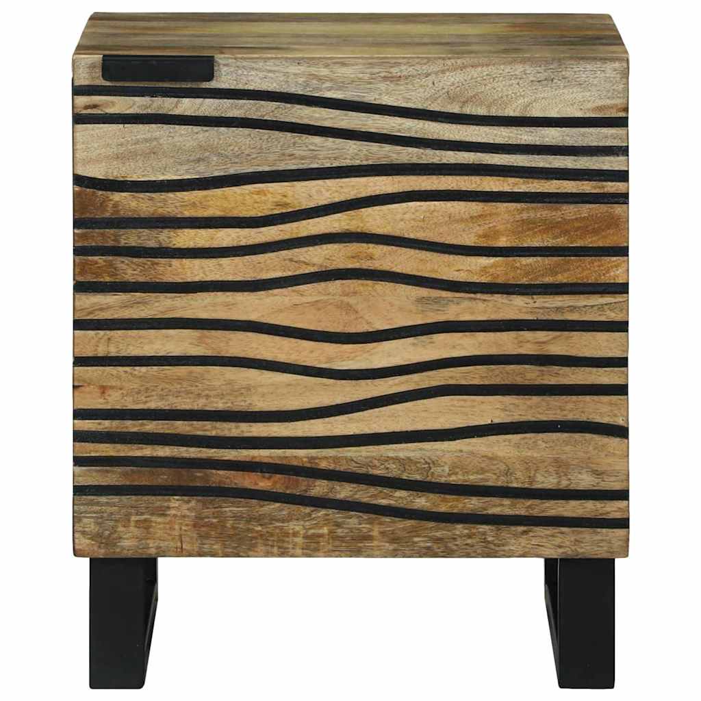 Nightstand Natural 40 x 33 x 46 cm Wood Based Material