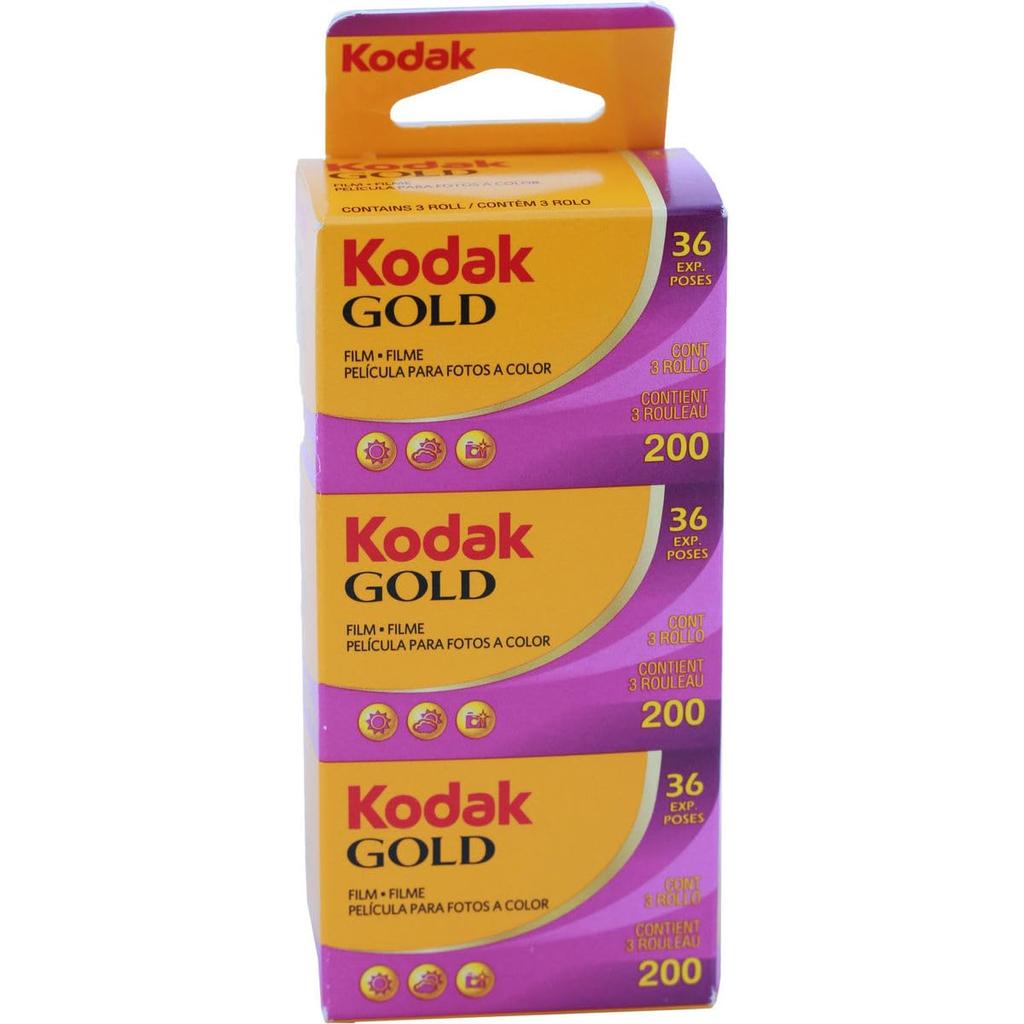 Kodak Color Negative Film GOLD 200 35mm 36 Exposures (Set of 3) 1880806
