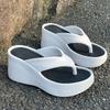 Summer Flip Flops New Thick Sole Slippers for Women Platform Wedges Heel Modern Slippers EVA Ladies Sandals
