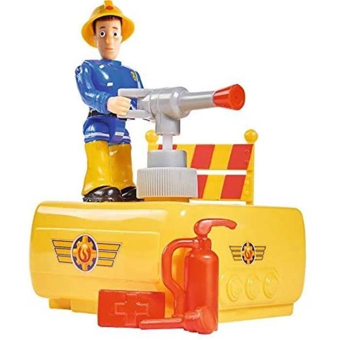 Figurine Miniature Simba Toys 109251086 Sam Le Pompier Venus Avec Remorque Et Figurine