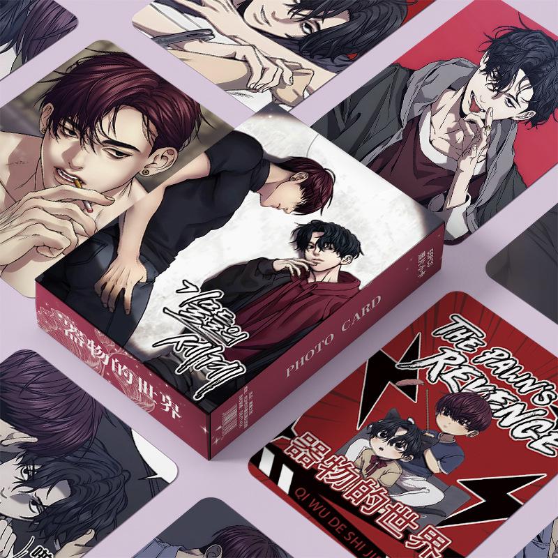 55-карточек LOMO BL Romance Anime: Корейские и японские маленькие открытки для мобильных игр