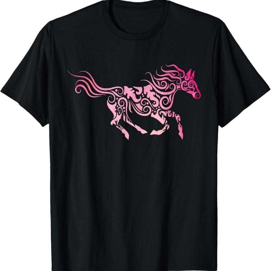 Fast Watercolor Horse Shirt for Girls Women Men - T-Shirt T-Shirt
