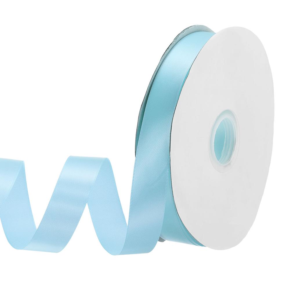Односторонняя репсовая лента Полиэстеровая атласная лента Однотонная тканевая лента для рукоделия Свадебная вечеринка Упаковка подарков 1"x100 ярдов