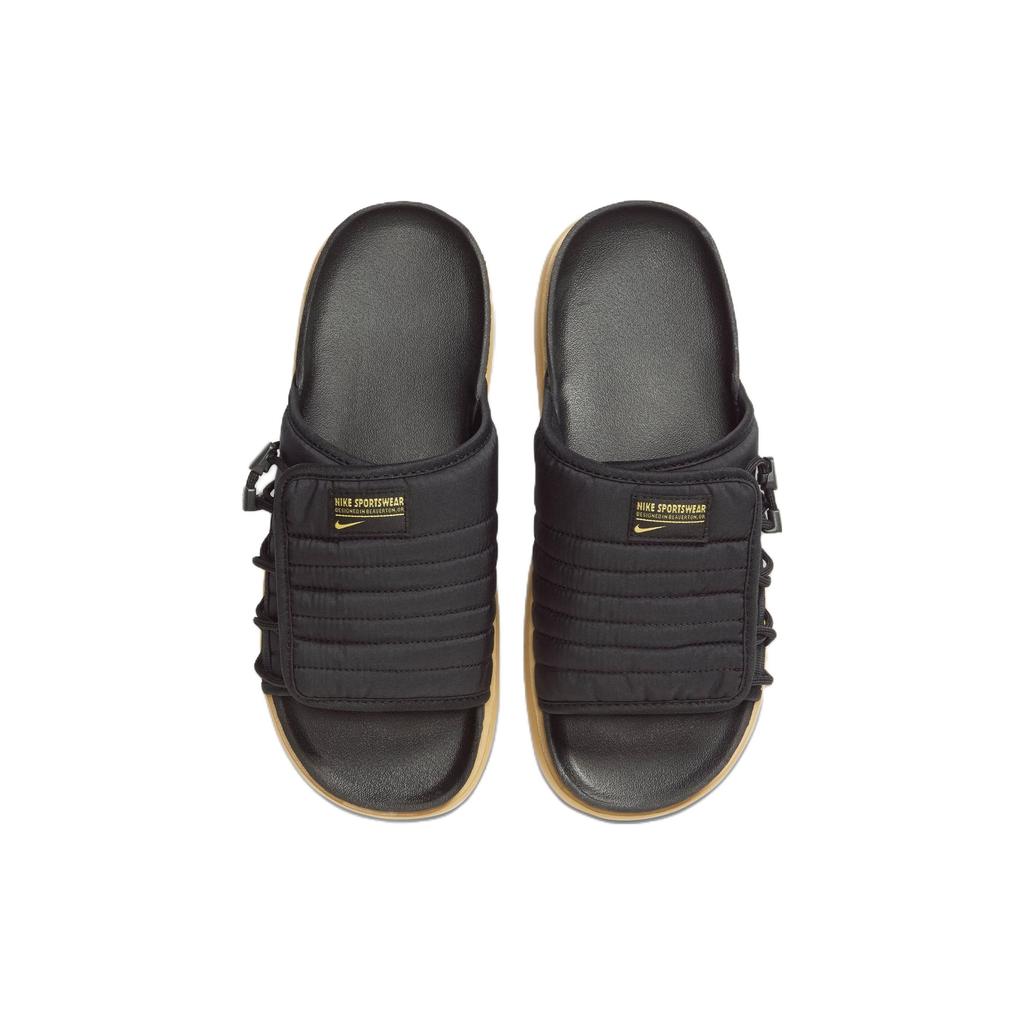 Nike Мужские кроссовки Asuna 2 Slide Black Gum антрацит Club-Gold Shadow-Gold DC1457-004