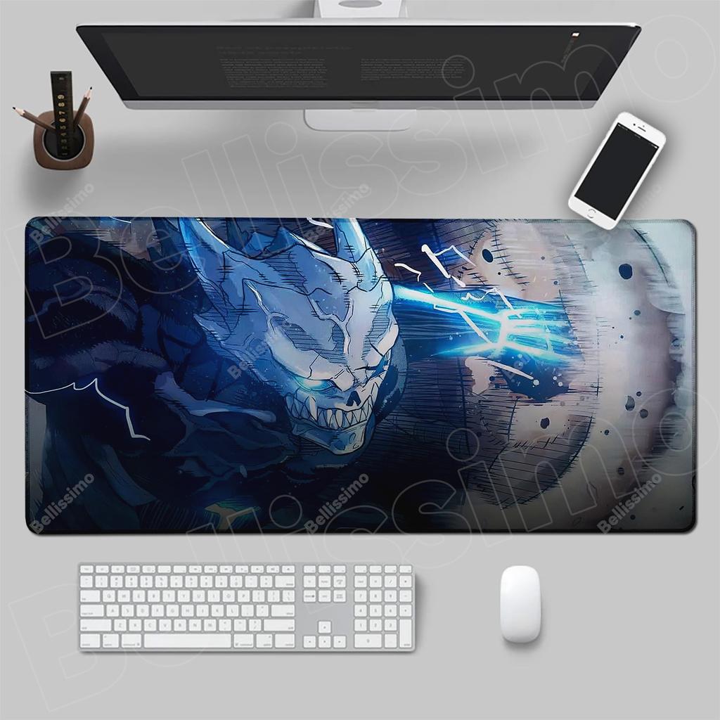 XXL 40X90CM Anime Mousepad Large Gaming K-Kaiju No. 8 Mouse Pad LockEdge Rubber accessories Computer Keyboard Table Desk Mat rug