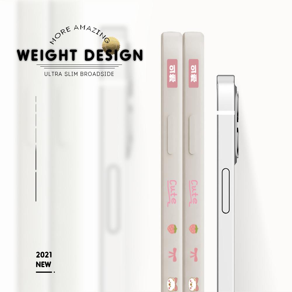 Чехол для телефона с мультяшным красочным узором и квадратным жидким силиконом TPU с полным покрытием для камеры, противоударный защитный чехол для OPPO Reno Realme