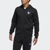 Adidas Сплошной цвет, спортивная беговая тренировочная куртка с капюшоном, мужская верхняя одежда, черный GP6259