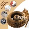 Yousheng Cats Аккордеон-когтеточка Магнитная аккордеон-когтеточка для кошек с шариком-колокольчиком Интерактивная складная забавная когтеточка для домашних кошек Ментальная
