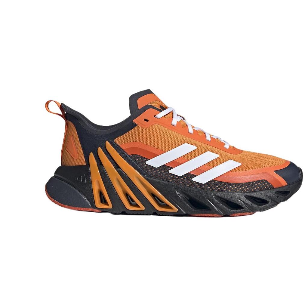 Adidas All Day Boom Comfortable Versatile Non-Slip Durable Low-Top Running Shoes Unisex Sneakers Orange Black JS0469