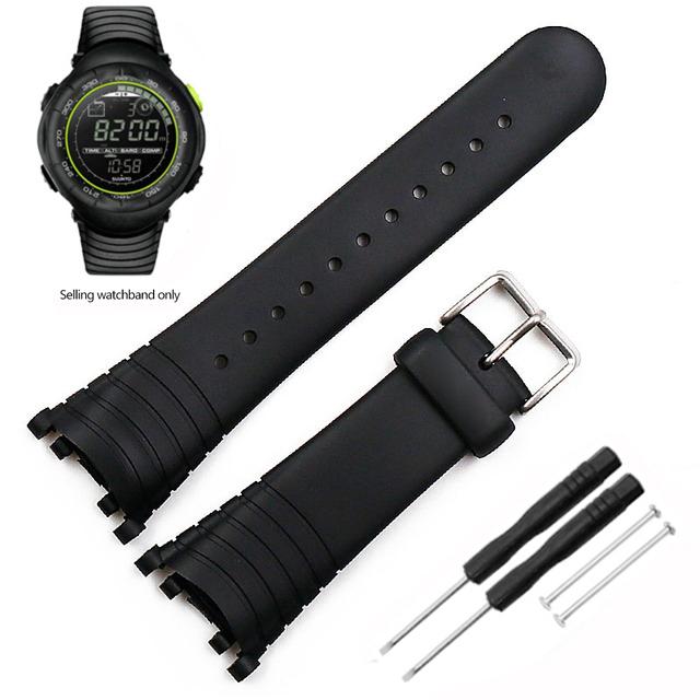 Rubber Silicone Watchband For Suunto Vector Loose Extension VECTOR Series Men Women New Replace Strap Table Bracelet Watch Band