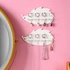 Wall-Mounted Hedgehog Hook White Jewelry Storage Hook Powerful Hedgehog Shape Jewelry Hook Key