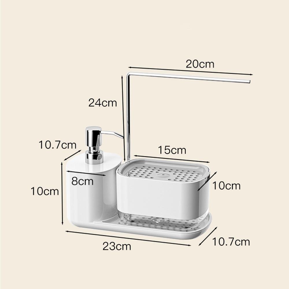 Ванная комната столешница ящик для хранения дезинфицирующего средства для рук мыльница дозатор для мыла держатель для губки кухня