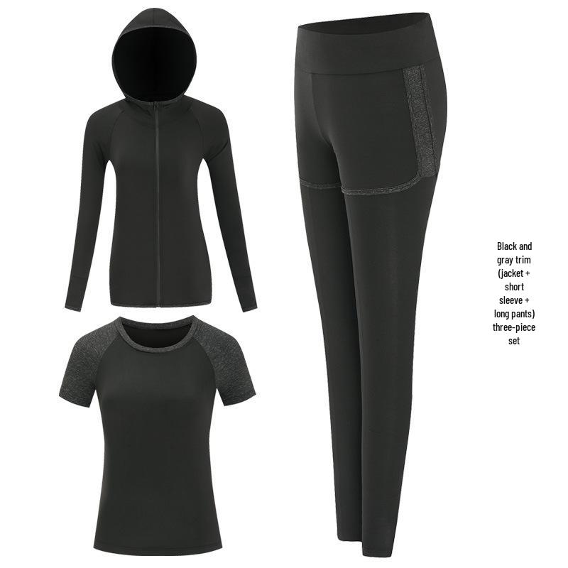 Женский весенне-летний комплект для йоги и спорта: Одежда для уличных тренировок и фитнеса в зале