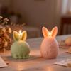 Новый! DIY Пасхальный Толстый Кролик Свеча Силиконовая Форма Милое Пасхальное Яйцо Кролик Гипсовая Смола Форма для Свечи Домашний Праздничный Декор Подарок
