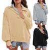 Womens Oversized Crewneck Sweatshirts Long Sleeve Color Block Tee Shirts Casual Tops