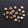 10sets DIY Hats Scrapbooking Garment decoration nail screw Nail Rivets Brass Cloth Button