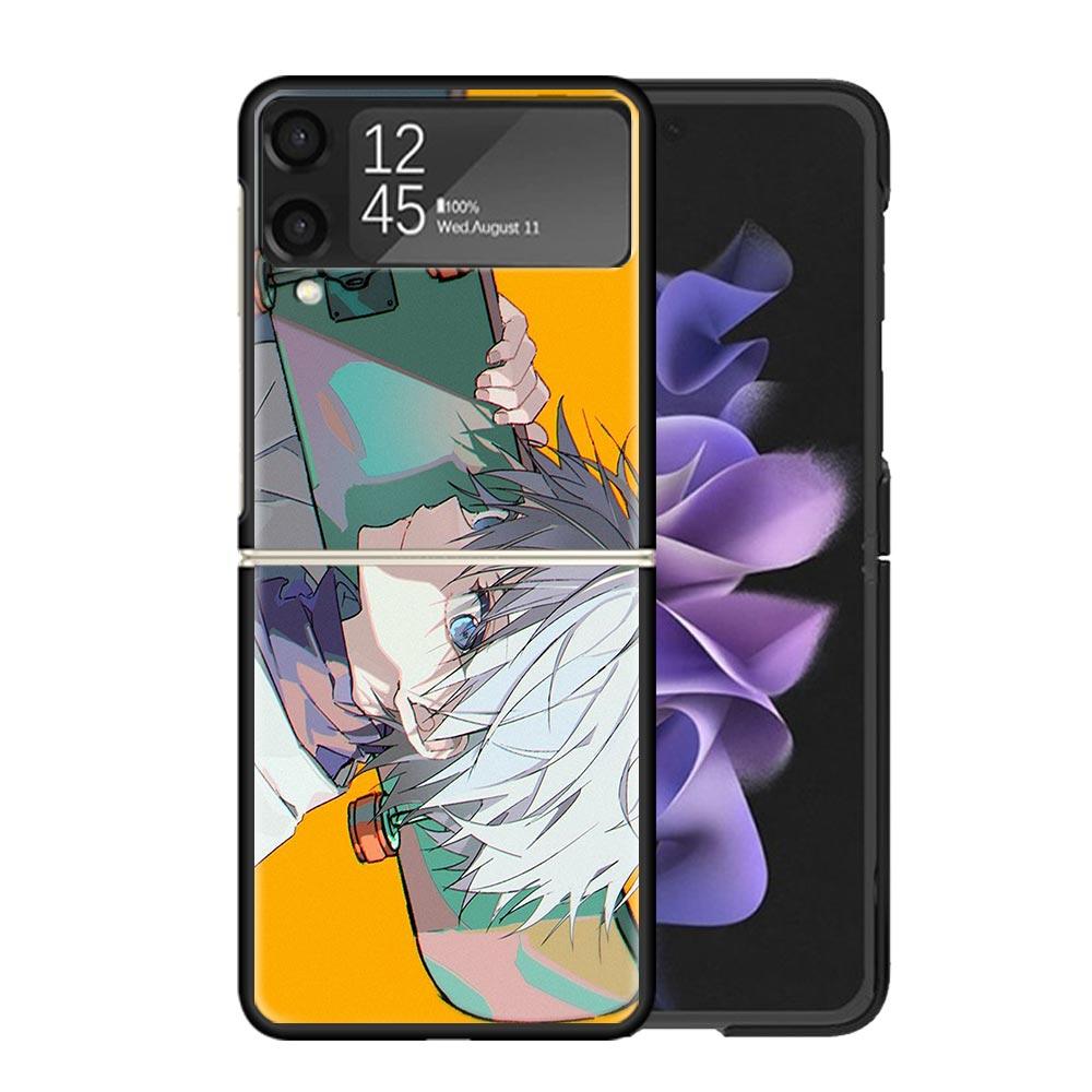 Hunter X Killua Clear Phone Case For Samsung Z Flip 7 6 5 4 3 Galaxy ZFlip7 ZFlip6 ZFlip5 ZFlip4 ZFlip3 5G Print Cover Z Flip 7
