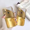 Металлические буквы Для Samsung A 31 32 A33 A34 35 14 A15 13 A16 25 A26 50 52 53 54 55 56 70 71 72 73 Золотой стеклянный чехол для телефона