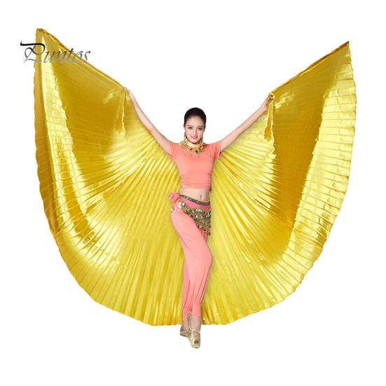 Belly Dance Wing Set 1 With Telescopic Rod Eyecatching Wing Prop Cosplay Costume For Parties Festivals Decoration
