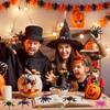 45/70Pcs Realistic Plastic Spiders Halloween Party Trick Prank Toy Props Home Indoor Outdoor Spider Web Decoration Kids Gift