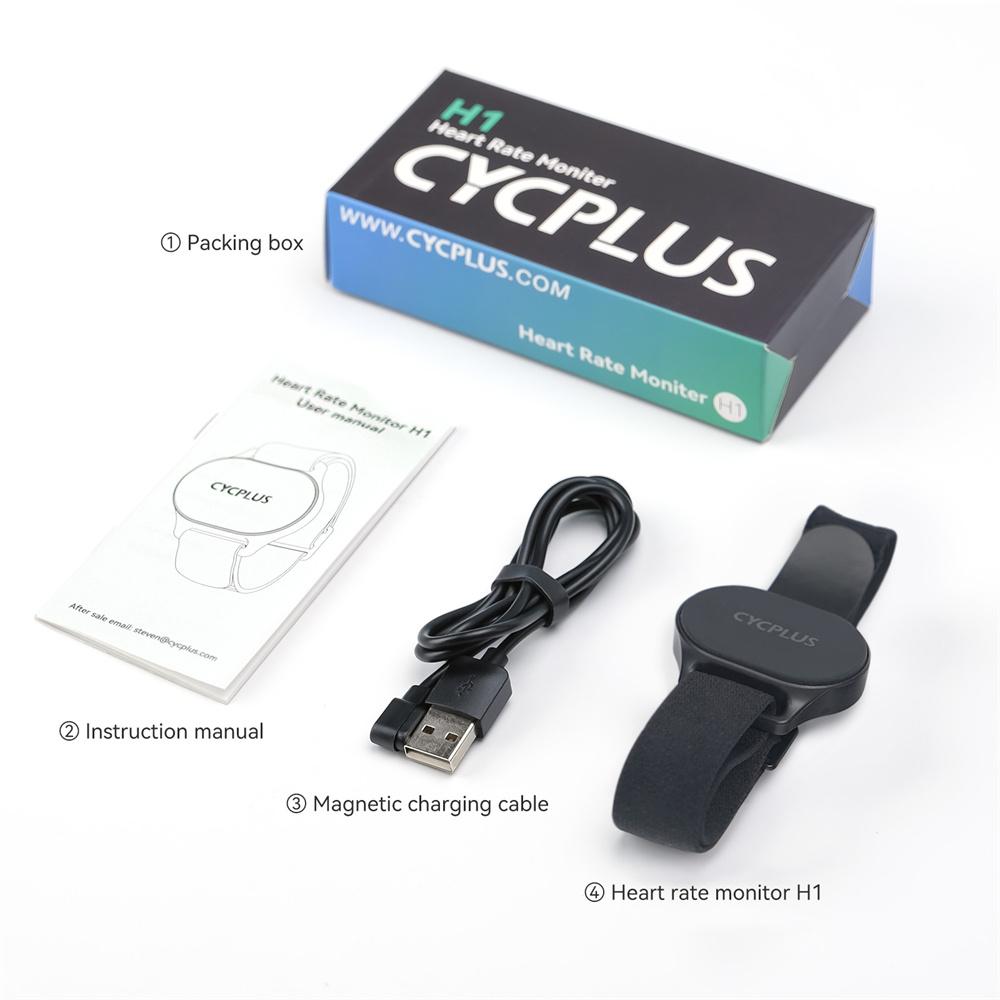 CYCPLUS датчик сердечного ритма наручный ремень Bluetooth ANT+ фитнес-монитор для Garmin Wahoo GPS велосипедный компьютер