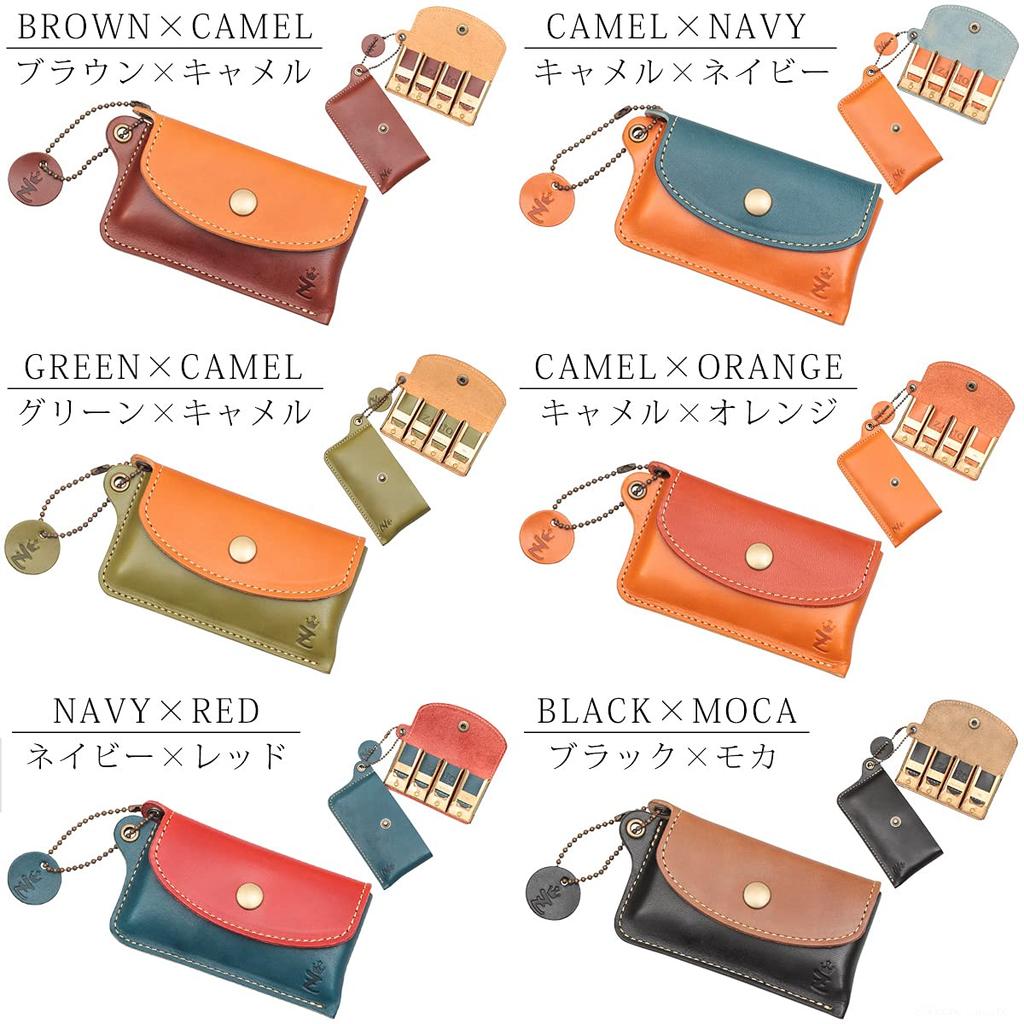 Кошелек-ловушка для монет из натуральной кожи Tochigi, мини-кошелек для монет, сделано в Японии x [ZARIO-GRANDEE] ZARIO-GRANDEE- Мужской женский [ZAG-0041]