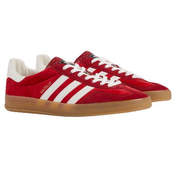 Adidas Gazelle Red Velvet Men Sneakers 707848-9STU0-6360