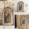 Rabbit Wall Art Rustic Farmhouses Decor  Pendant Decoration Indoor Wall Decoration Wooden Handicraft