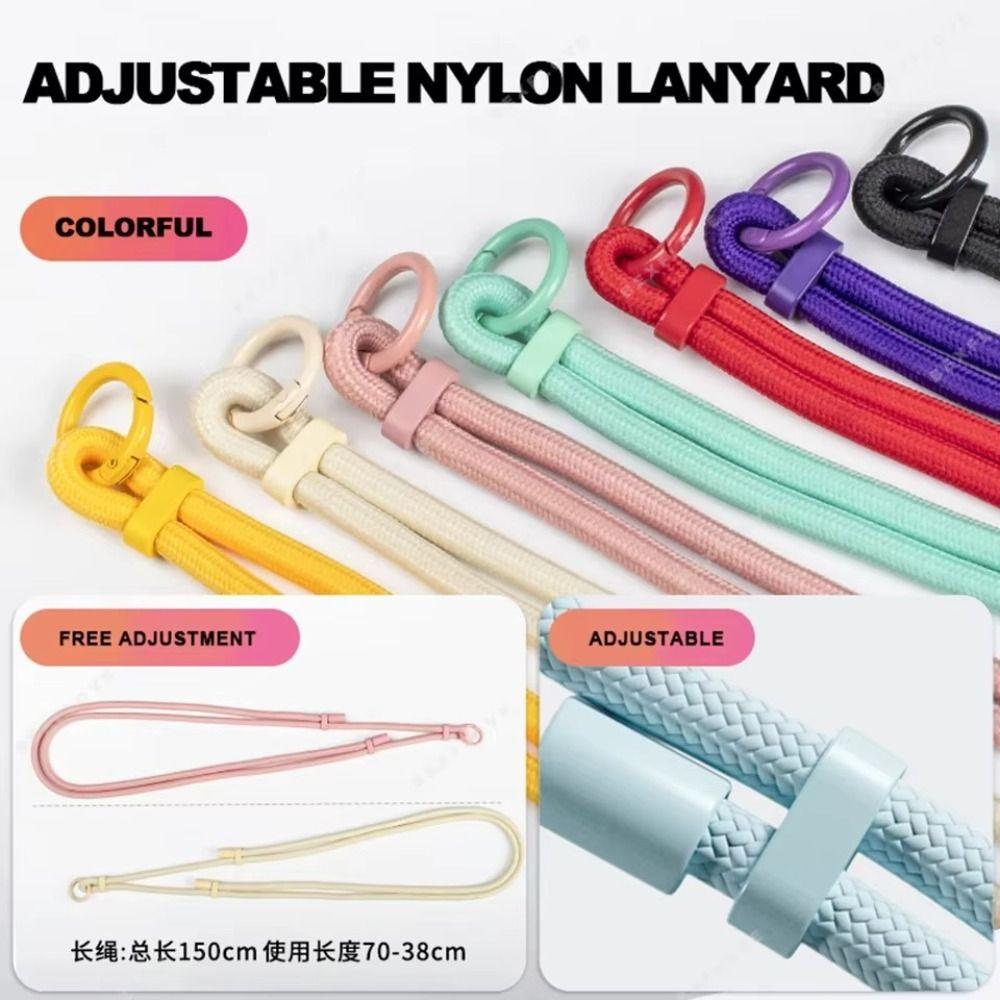 Adjustable Phone Lanyard Handwoven Anti-Lost Bracelet New Phone Wrist Strap