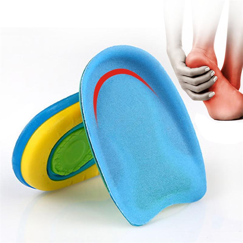 2 Pairs Silicone Gel Heel Pads for Plantar Spur Pain Relief Shock Absorption U-Cup Insole Cushions for Foot Comfort