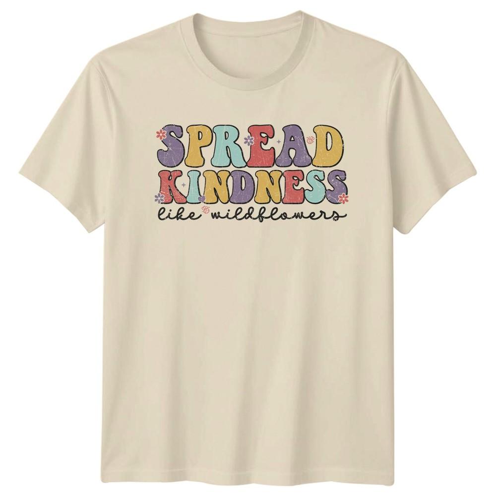 Spread Kindness Like Wildflowers Unisexs TShirt Wildflowers Inspirational Gift