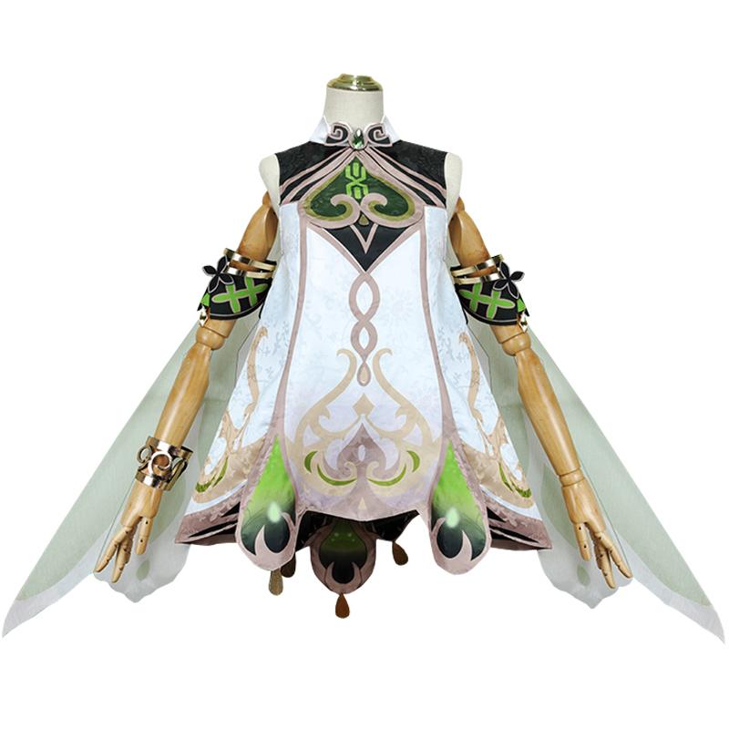 Nahida Косплей Nahida Lesser Lord Kusanali Косплей Костюм Девушки Платья Парик Костюм Одежда Костюмы для Хэллоуина